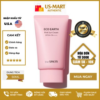 [SIÊU KHUYẾN MẠI] KEM CHỐNG NẮNG THE SAEM ECO EARTH POWER SUN CREAM HỒNG