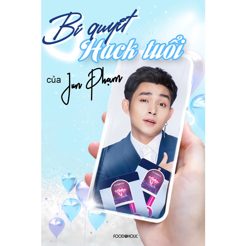 Mặt nạ dưỡng chất kim cương sáng mịn da Beldora Foodaholic Diamond Brightening Essential Mask 23g