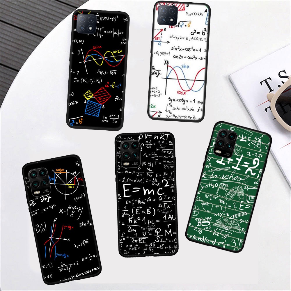 Ốp Điện Thoại Hình Công Thức Toán Học Cho OPPO A93 A92 A91 A72 A56 A55 A54 A54S A53S A53 A52 A32 A16 A16S A15 A15S F15 HH57 mc2