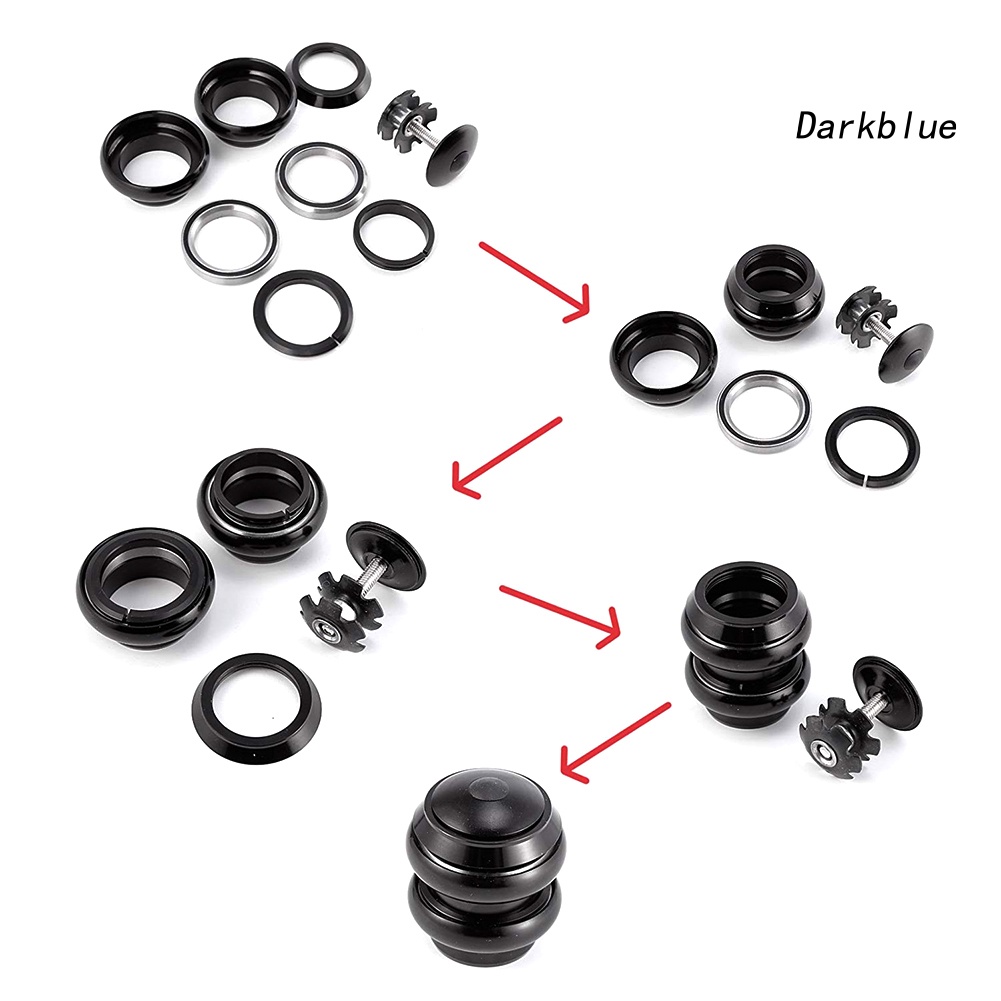 Vòng Bi Kín Bằng Hợp Kim Nhôm QX-34mm Cho Xe Đạp Leo Núi