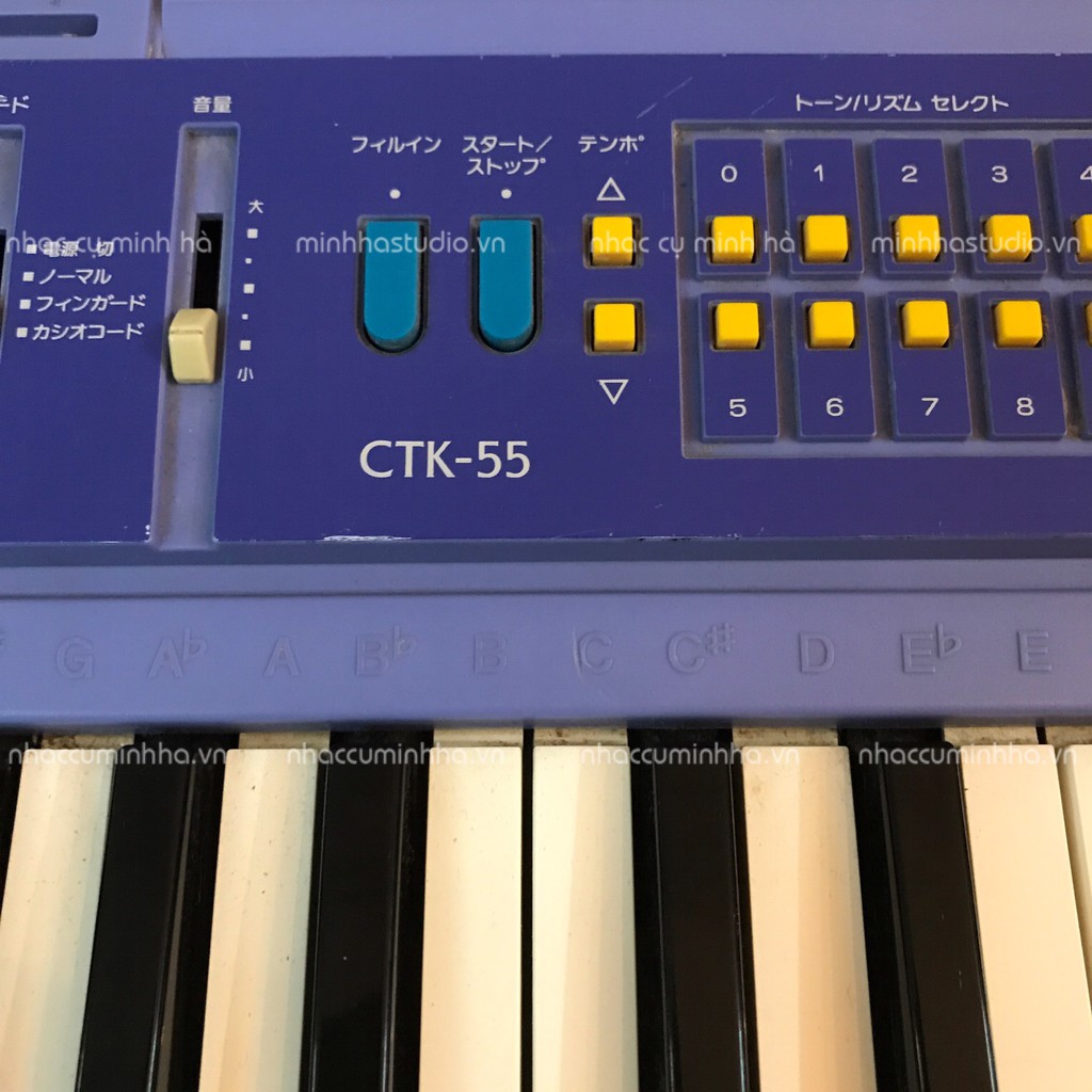 Đàn Organ Nhật Casio CTK-55. Đàn đã qua sử dụng chạy hoàn hảo mọi chức năng