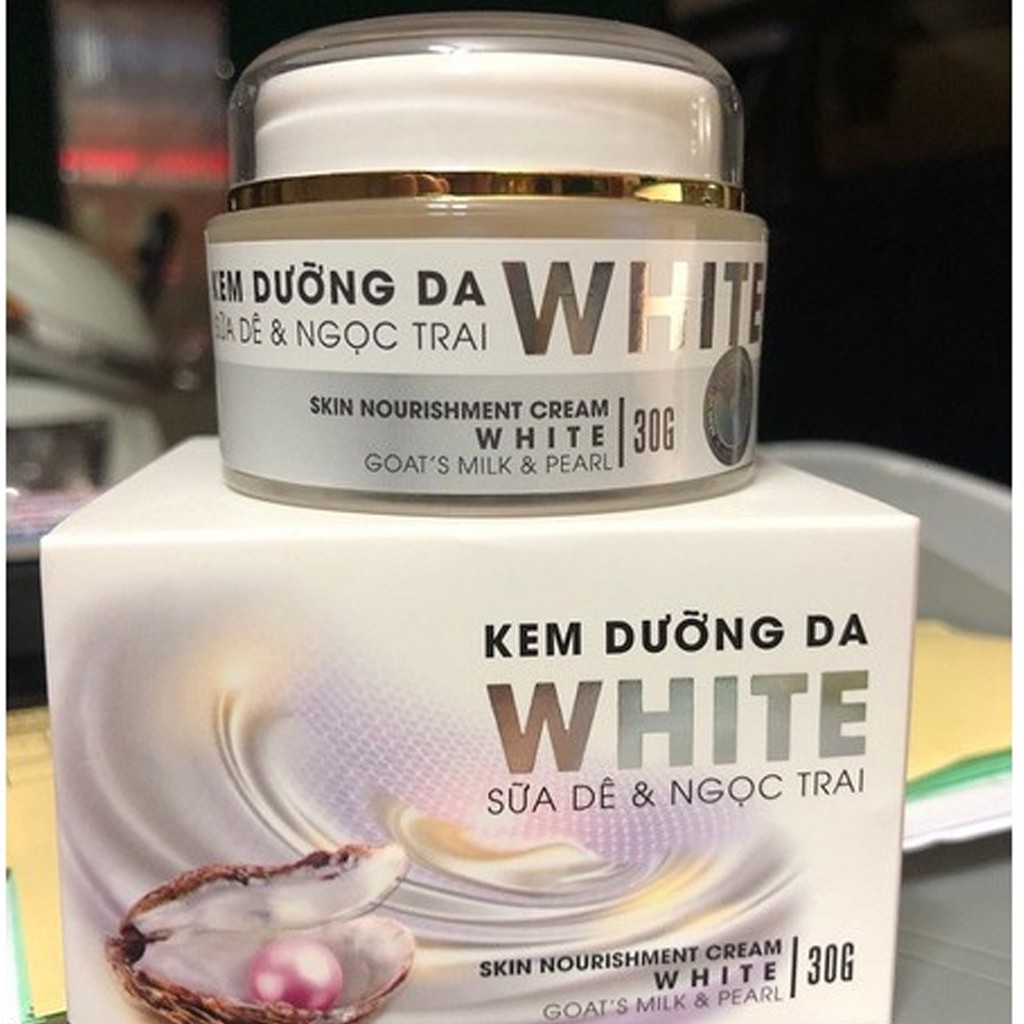 Kem dưỡng da white sữa dê và ngọc trai Thorakao 30g