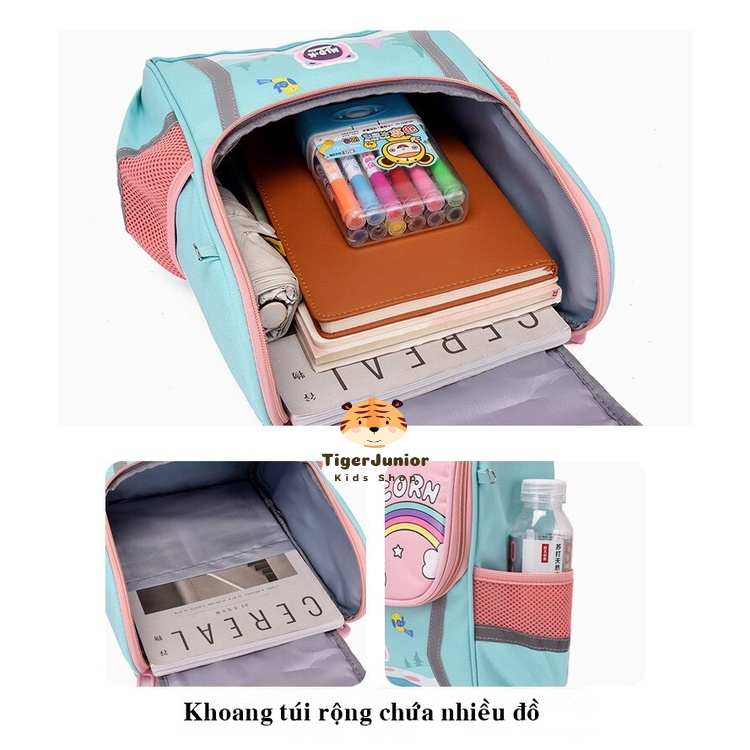 Balo Cho Bé Đi Học, Balo Unicorn Siêu Nhẹ Kỳ Lân Và Khủng Long Phi Hành Gia  MLD-K DD105