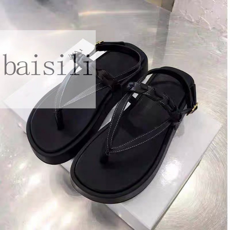 SANDAL XUỒNG BAISILI - GIÀY THỜI TRANG NỮ PHONG CÁCH HIỆN ĐẠI QUAI KẸP ĐẾ BẰNG BS220814