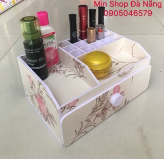 Kệ mỹ phẩm 25cm ( Tặng 01 gương cute)