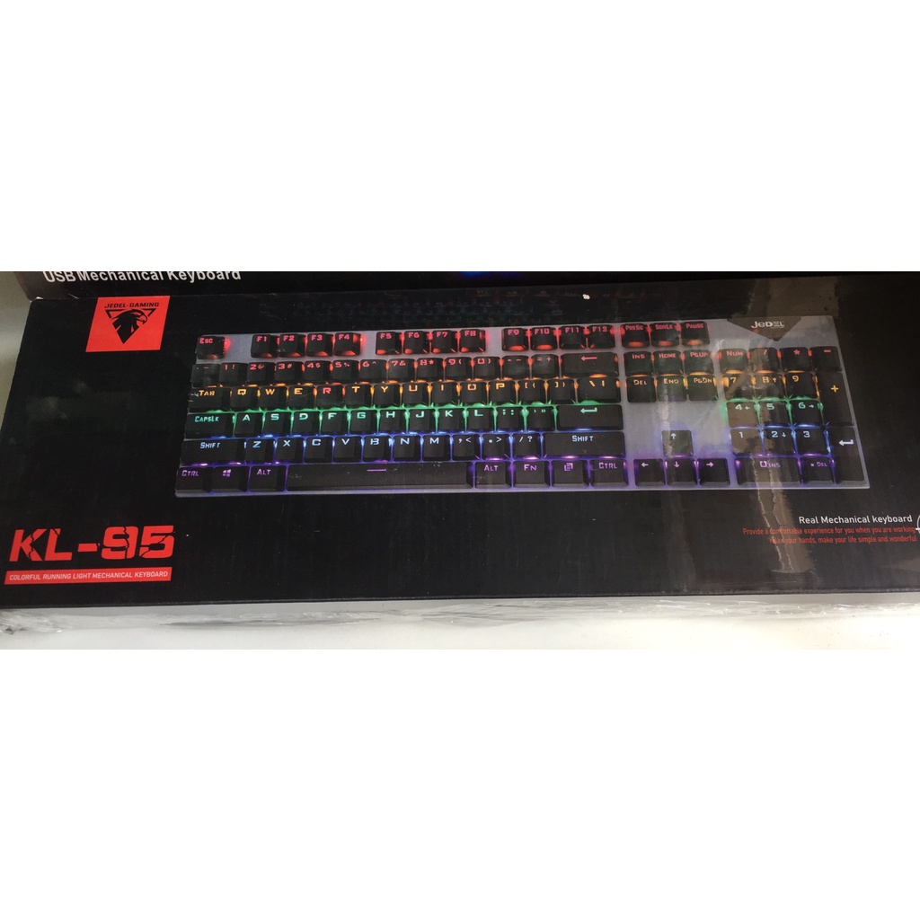 Phím cơ Jedel KL 95 Gaming LED Rainbow nhiều chế độ - VSP phân phối