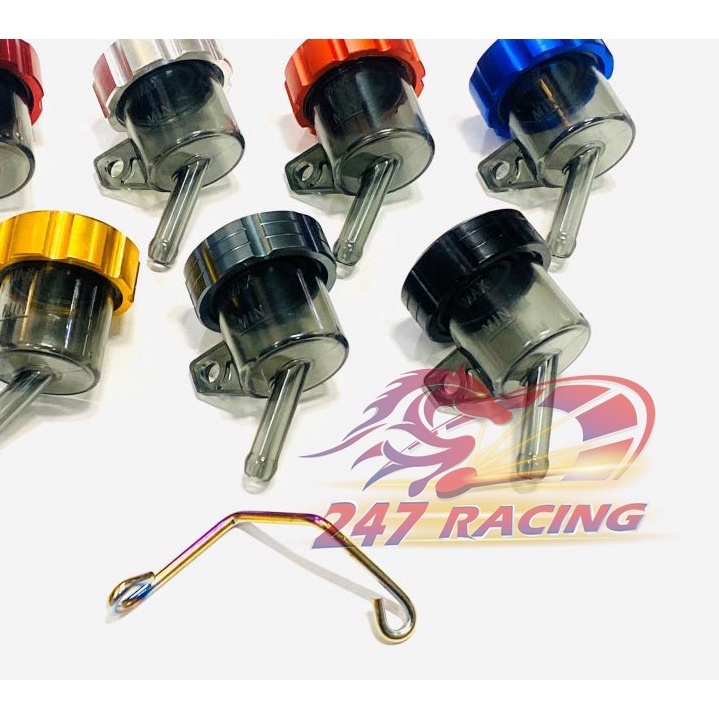 Combo bình dầu khói nắp CNC tặng kèm pass Titan gắn Tay thắng xe máy siêu rẻ đẹp nhiều màu