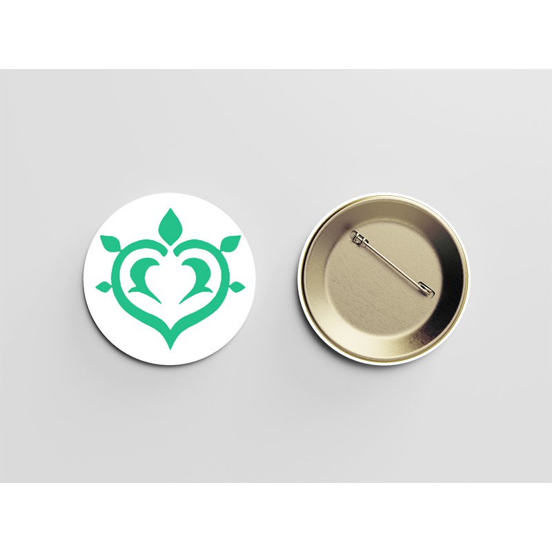 (nhiều mẫu) Huy hiệu cài áo IN HÌNH  PHÙ HIỆU NGUYÊN TỐ GENSHIN IMPACT anime chibi M1