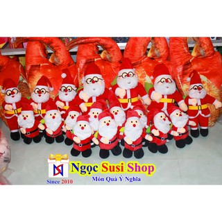 Thú Nhồi Bông Ông Già Noel Lông Nhung Siêu Mịn Hàng Cao Cấp - (Bán Lẻ Giá Sỉ)