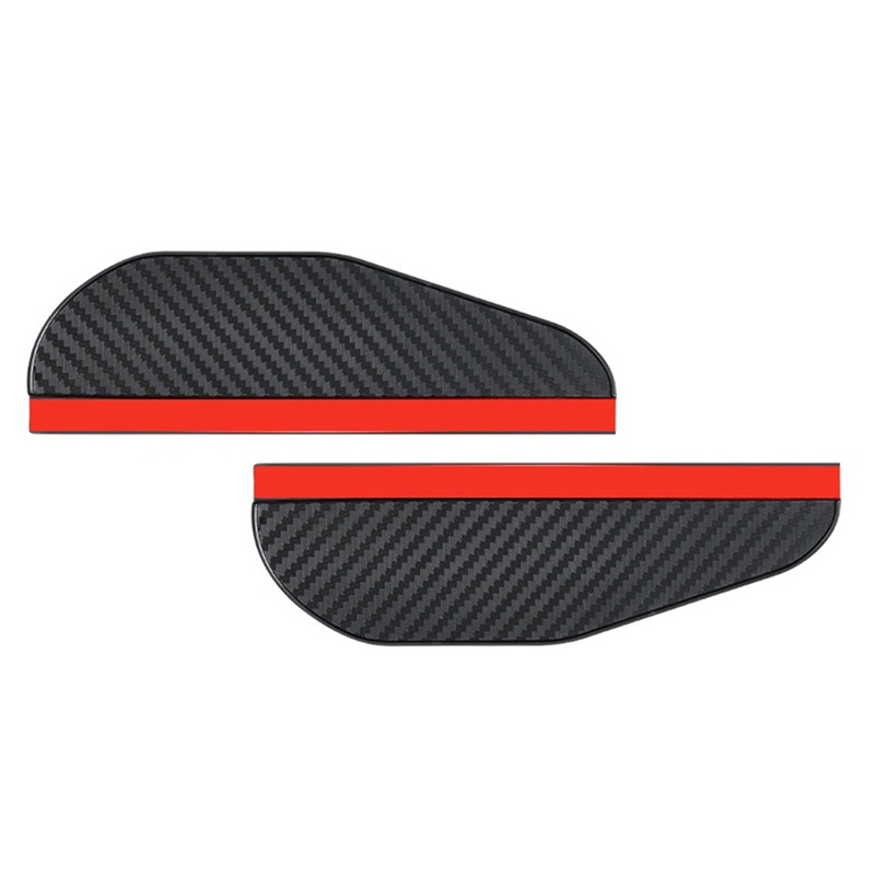 Set 2 Gương Chiếu Hậu Kết Cấu Sợi Carbon Dày Dặn Thông Dụng Cho Xe Hơi Xe Tải Và SUVs