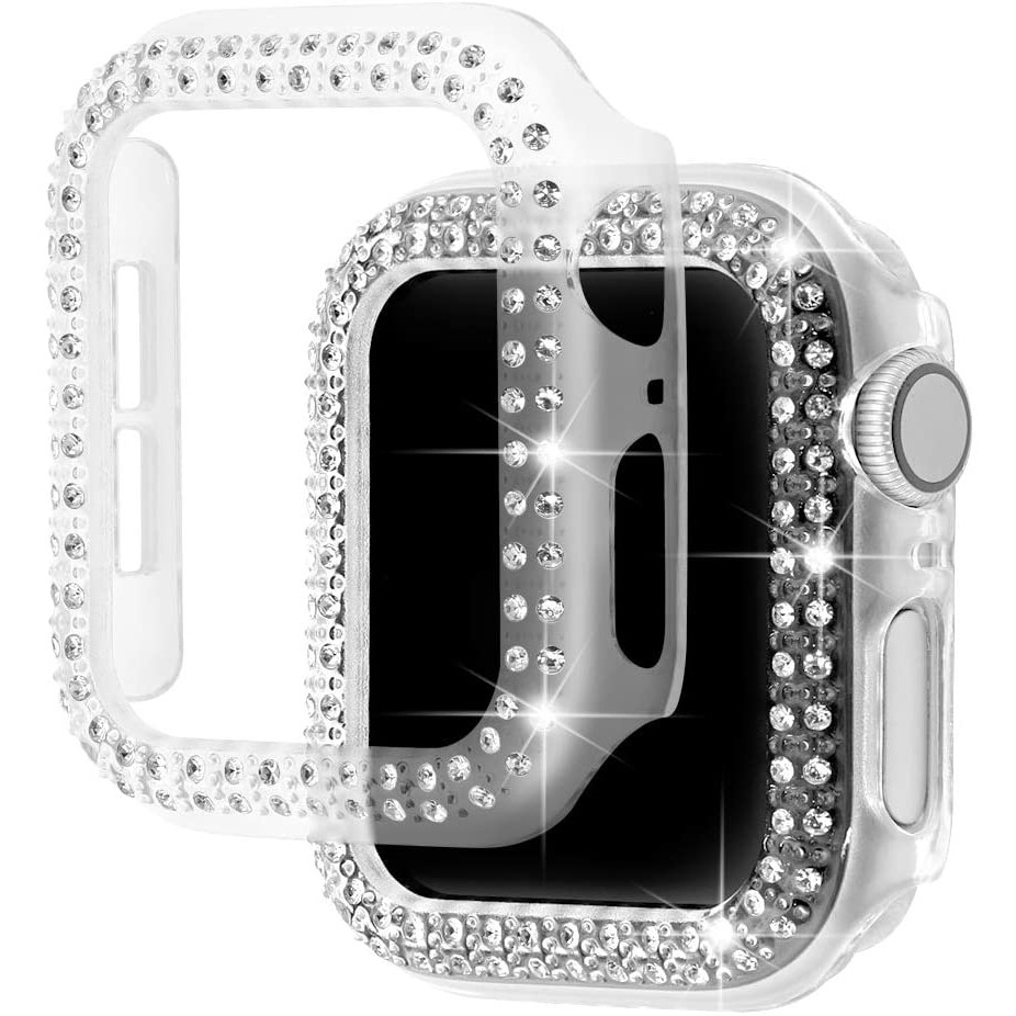 Khung Bảo Vệ Mặt Đồng Hồ Thông Minh Iwatch Series 1 2 3 4 5 6 Se 44mm 40mm 42m 38mm