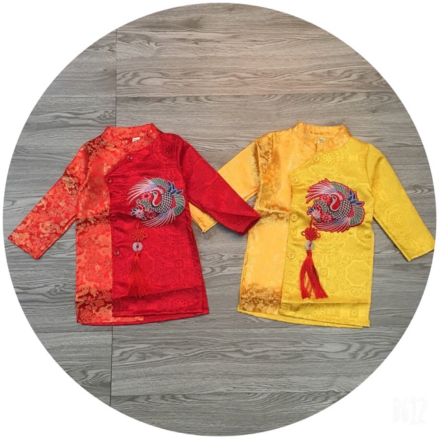 Áo dài gấm cho bé yêu 10-20kg