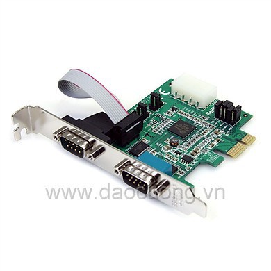 Card Chuyển Đổi Pci Ra 2 Cổng Com Rs232 Male 9 pin Chân đực - Cạc Mở rộng chức năng