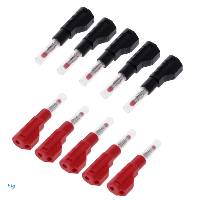 Set 10 Đầu Cắm Bắp Chuối 4mm Có Thể Thu Gọn Tiện Dụng