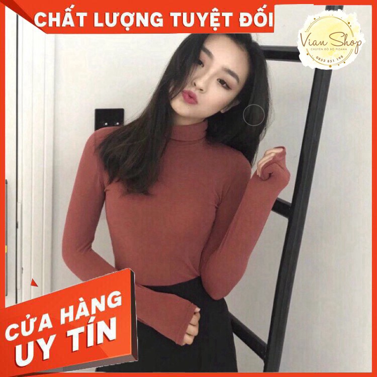 Áo giữ nhiệt Thun lạnh cổ 3 Phân siêu hot