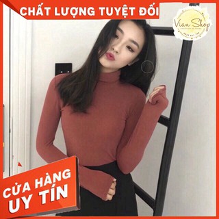Áo giữ nhiệt Thun lạnh cổ 3 Phân siêu hot