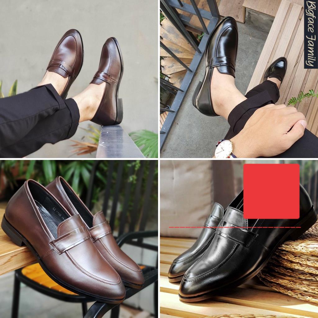 Giày Lười Tăng Chiều Cao Toroshoes Da Bò TCM575