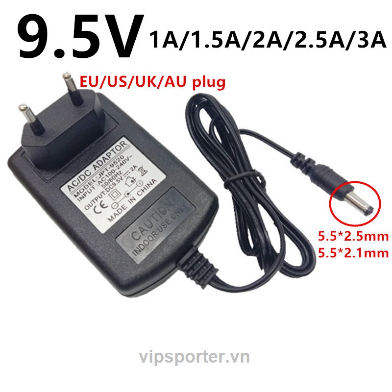 9.5V 9.5 Volt Universal Ac Dc Power Supply Adapter 1A 1.5A 1500Ma 2A 2.5A 2500Ma 3A Ac/Dc Adaptor Adaptador Switching 5.