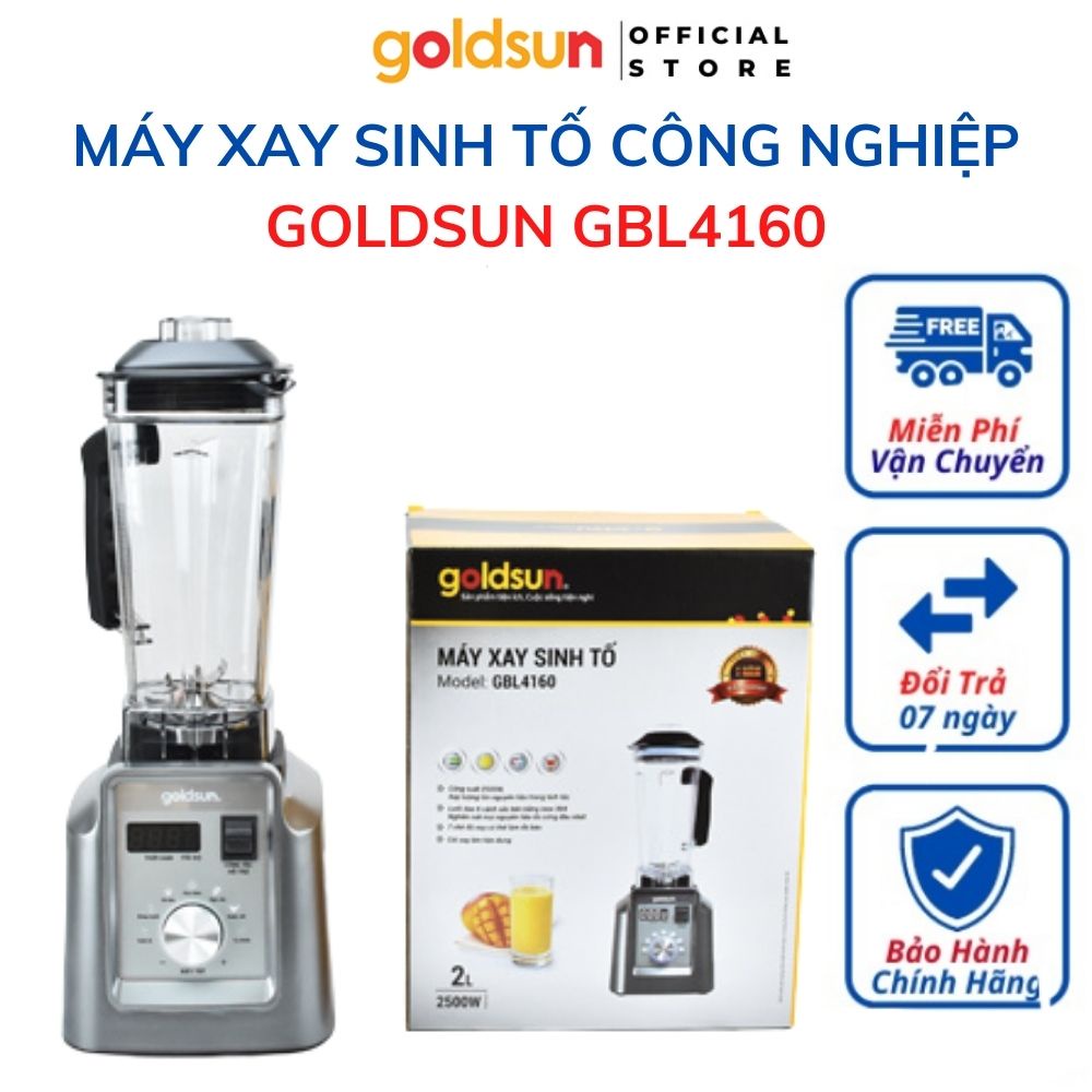 [Mã Bmltb35 Giảm Đến 35K Đơn 99K] Máy Xay Sinh Tố Công Nghiệp Goldsun Gbl4160