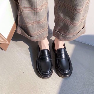Giày Loafer Da Lì Vintage ( Có ảnh thật )