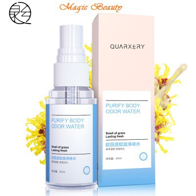 QUARXERY - XỊT KHỬ MÙI HÔI NÁCH THẢO DƯỢC QUARXERY 45ML NỘI ĐỊA TRUNG