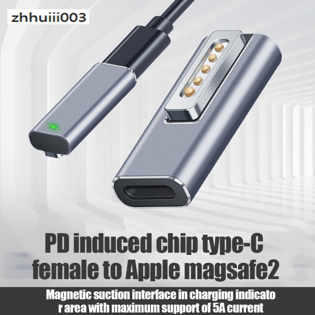 Đầu Chuyển Đổi Usb C 5521 Type C Bằng Hợp Kim Nhôm Từ Tính Tương Thích Với Macbook