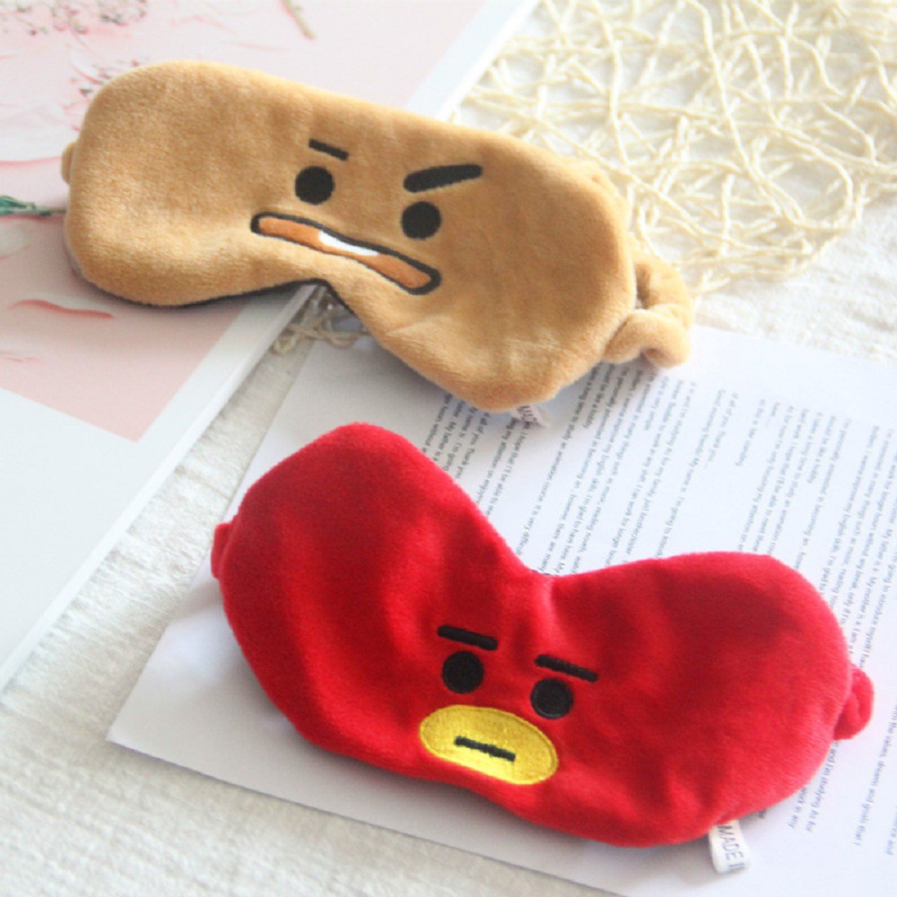 Bịt Mắt Ngủ BT21 dễ thương in hình anime chibi dễ thương đáng yêu