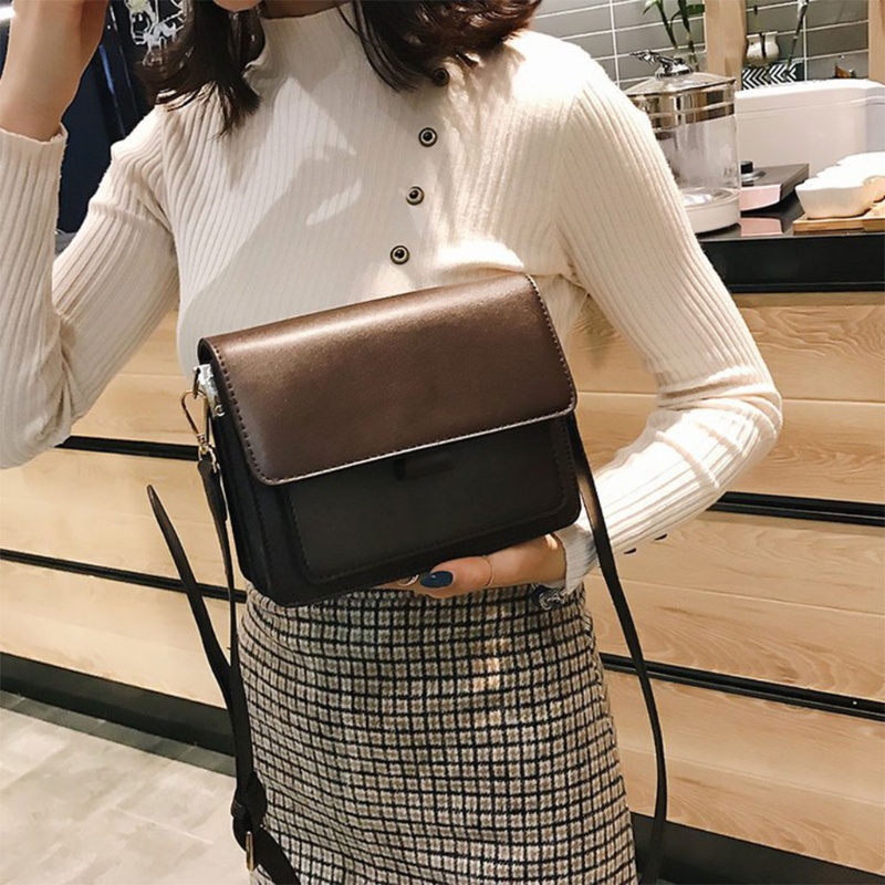 Túi Đeo Chéo Vai Bằng Da Có Dây Điều Chỉnh Thời Trang Dành Cho Nữ