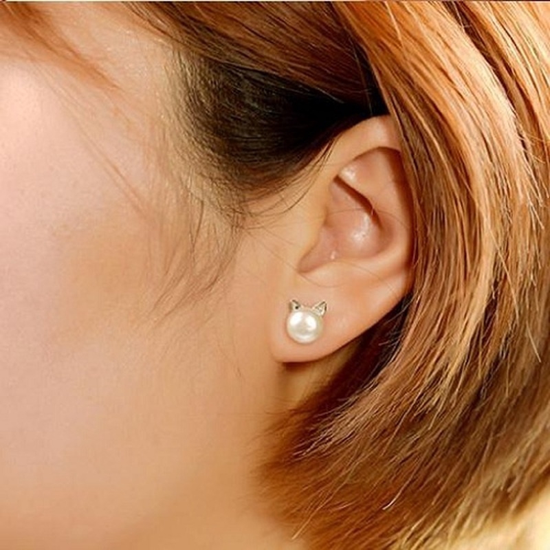 Cặp hoa tai kiểu hình mèo cực xinh xắn dành cho nữ