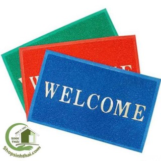 Thảm lau chùi chân welcome 50x70cm