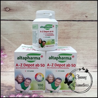 Viên uống vitamin tổng hợp cho người già Altapharma A-Z depot ab 50, 100 viên