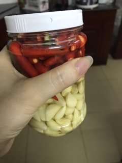 Tỏi ớt ngâm giấm