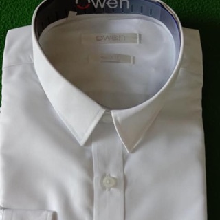 Áo sơ mi Owen màu trắng kem size 42