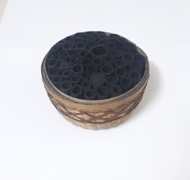 Giỏ than tre phong thủy Bambooviet