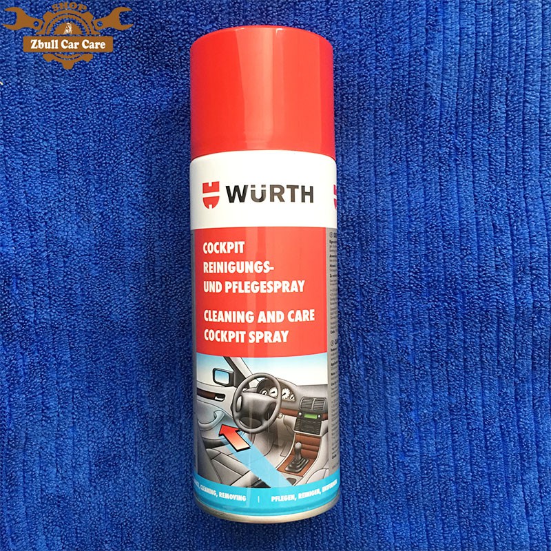 Bảo Dưỡng Nhựa Nội Thất Ô Tô Wurth Cockpit Clean And Care 400ml