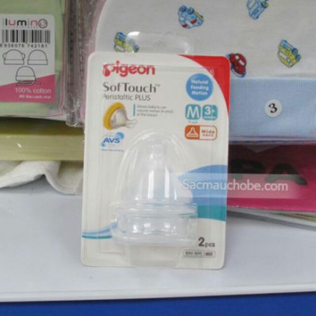 Núm ti Pigeon, vỉ 2 núm