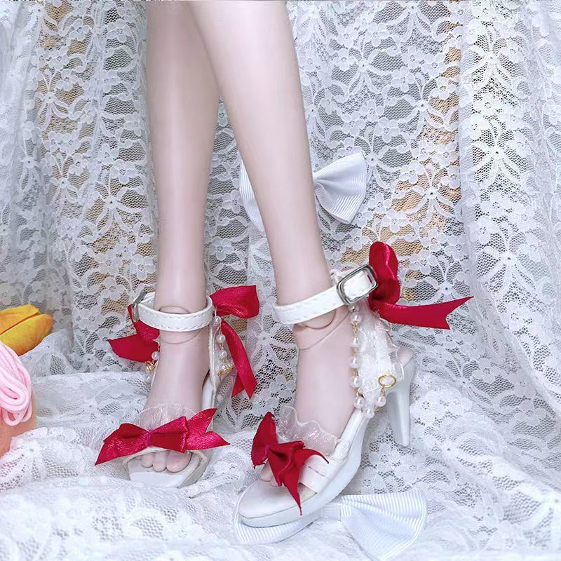 Giày Búp Bê ye Luoli Cao Gót 60Cm 3 Mũi 8.29 Chất Liệu Da Cao Cấp Thời Trang