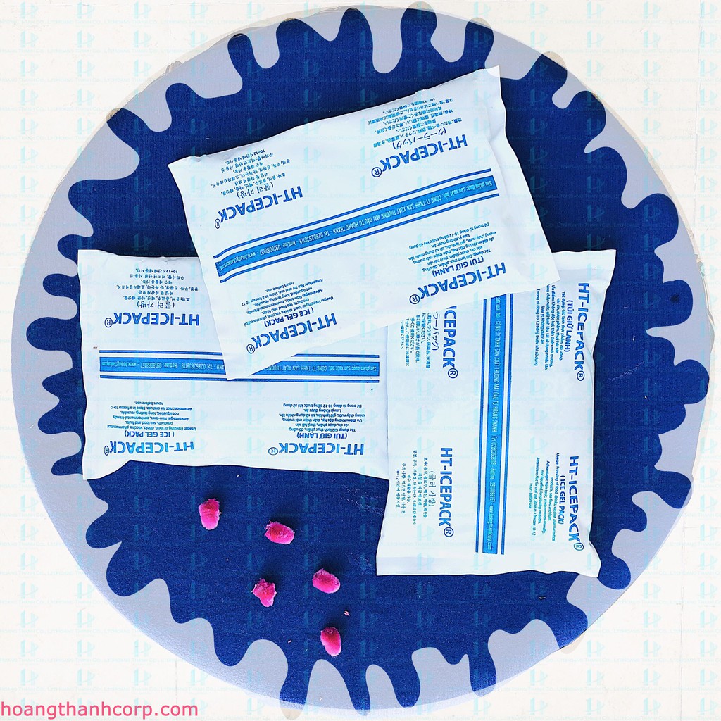 2 BỊCH ĐÁ GEL ĐÁ KHÔ HT ICE PACK – 500 GR