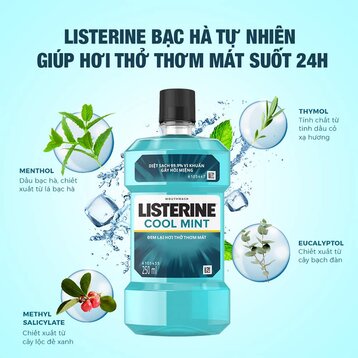 Nước súc miệng Listerine-250ml