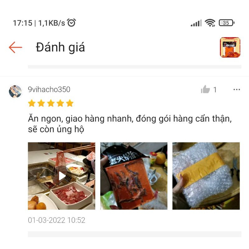 Gia vị lẩu cay Trùng Khánh Tứ Xuyên gói 500gr