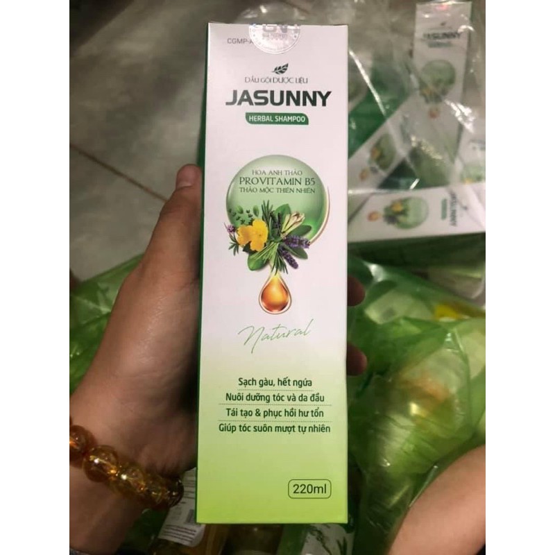Dầu gội dược liệu Jasunny - sạch gàu hết ngứa,nuôi dưỡng da đầu - 220ml