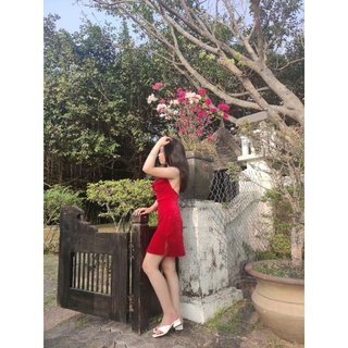 ĐẦM 2DÂY CỔ ĐỔ HỞ LƯNG XẺ ĐÙI