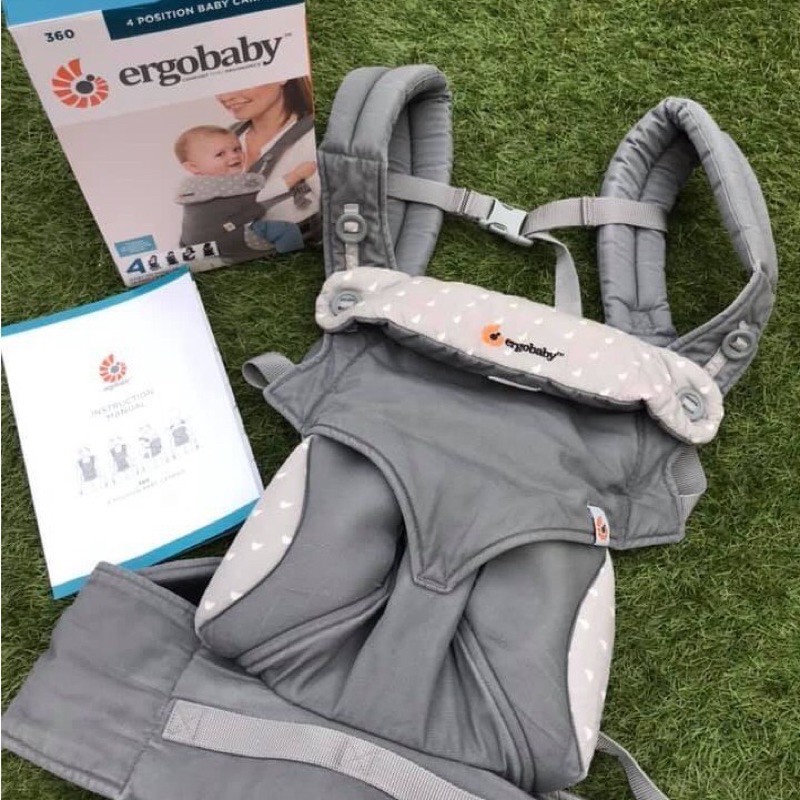 Địu em bé trợ lực địu Mỹ 4 tư thế Ergo Baby 4 Position 360 Baby Carrier