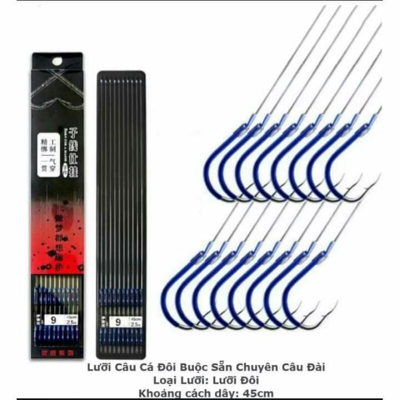 Thẻo buộc sẵn lưỡi chuyên câu đài