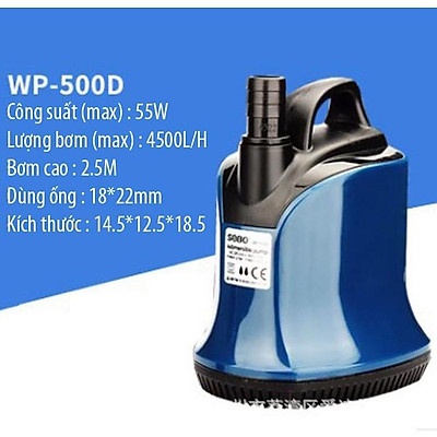 Máy bơm hút đáy hồ cá SOBO chuyên dụng WP 200D/300D/500D/700D longhoacacanh611288