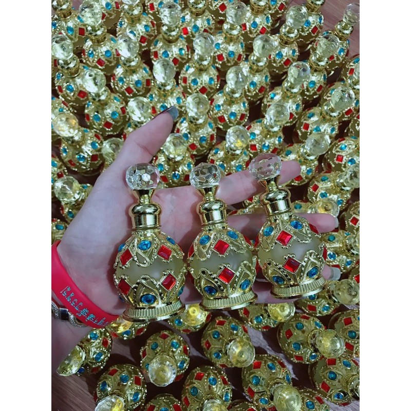 💟 SIÊU SALE 💟  Tinh dầu nước hoa Dubai chai đính đá vương miệng 15ml 💟