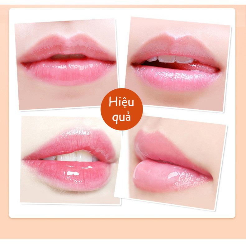 Son dưỡng môi IMAGES mềm mượt giảm thâm môi chiết xuất cam đỏ dưỡng môi nội địa Trung Chính Hãng Zentop