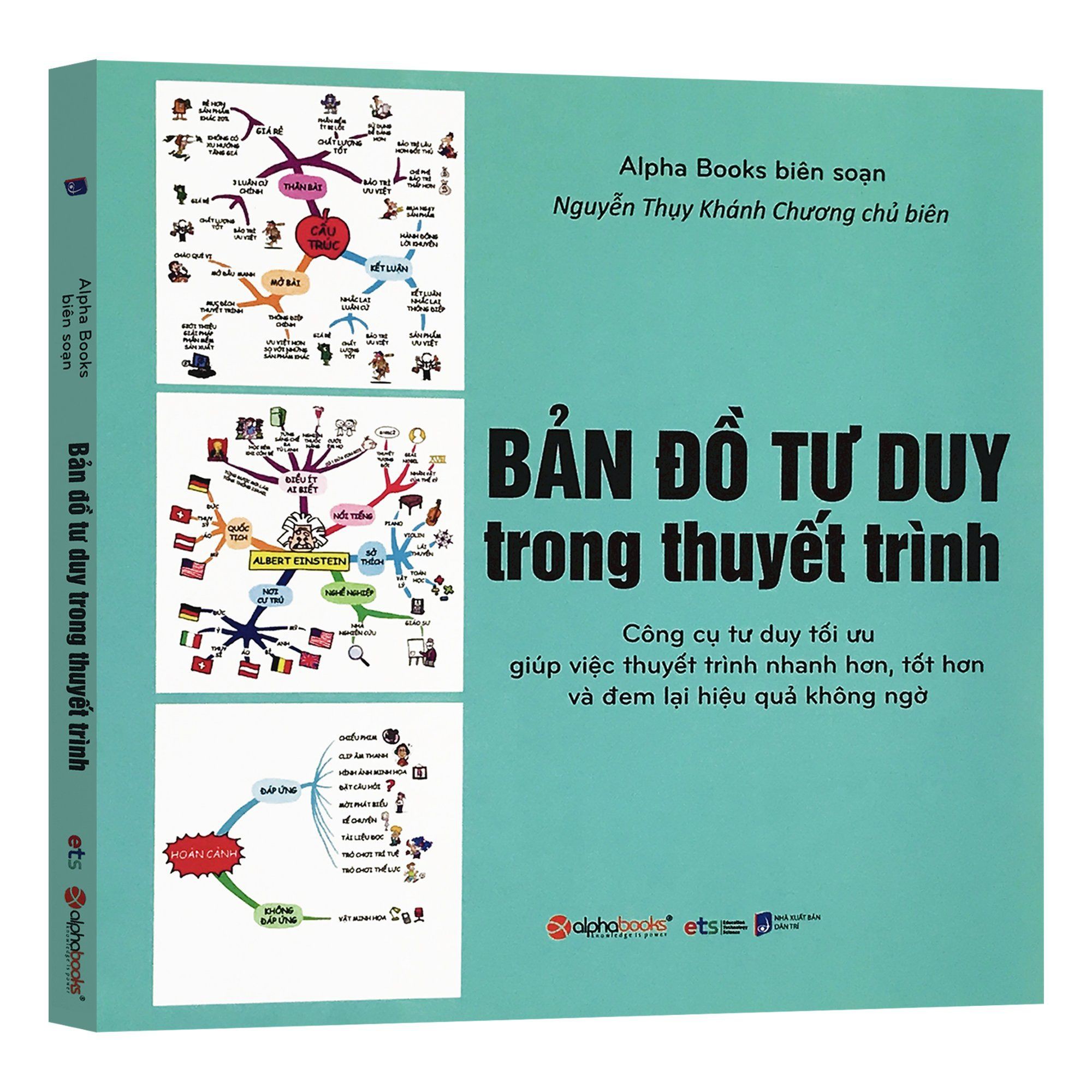 Sách - Bản Đồ Tư Duy Trong Thuyết Trình - Phao cứu sinh cho những ai đang gặp vấn đề về ghi nhớ logic- Thanh Hà Books