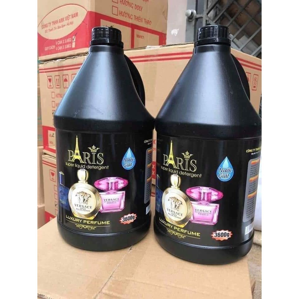 Nước giặt xã Paris hương nước hoa thơm dịu mát can 3,6L