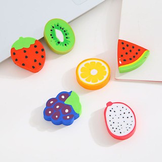 Vỉ 2 cục gôm hình trái cây kute